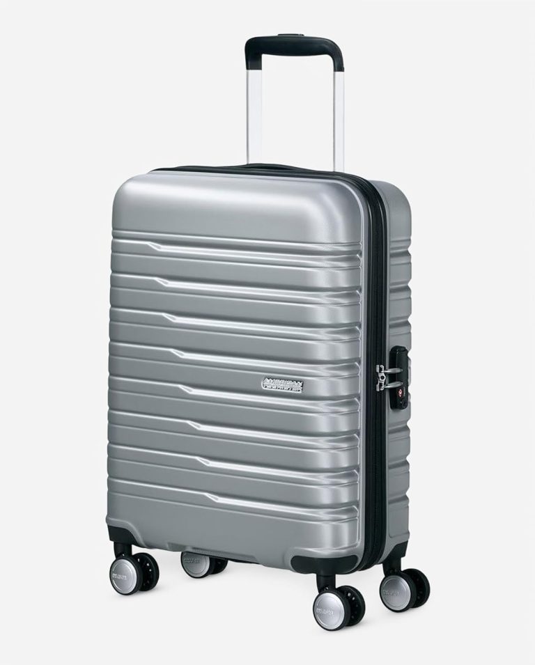 American Tourister Flashline - Spinner S, Bagage à Main, 55 cm, 34 L, argenté (Sky Silver)