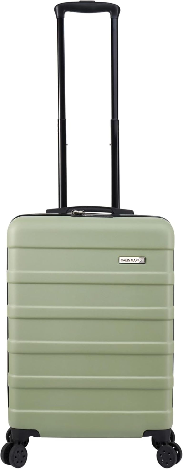 Cabin Max Valise à Main 55x35x25 cm, légère, Coque Rigide, Bagage à Main, avec 4 Roues, Serrure à 3 Chiffres, Bodo Verde