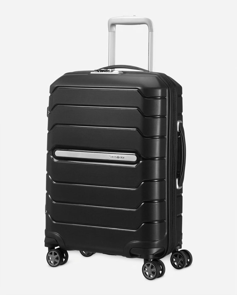 Samsonite Flux - Spinner S Extensible Hand, 55 cm, 44 L, Noir (Noir)
