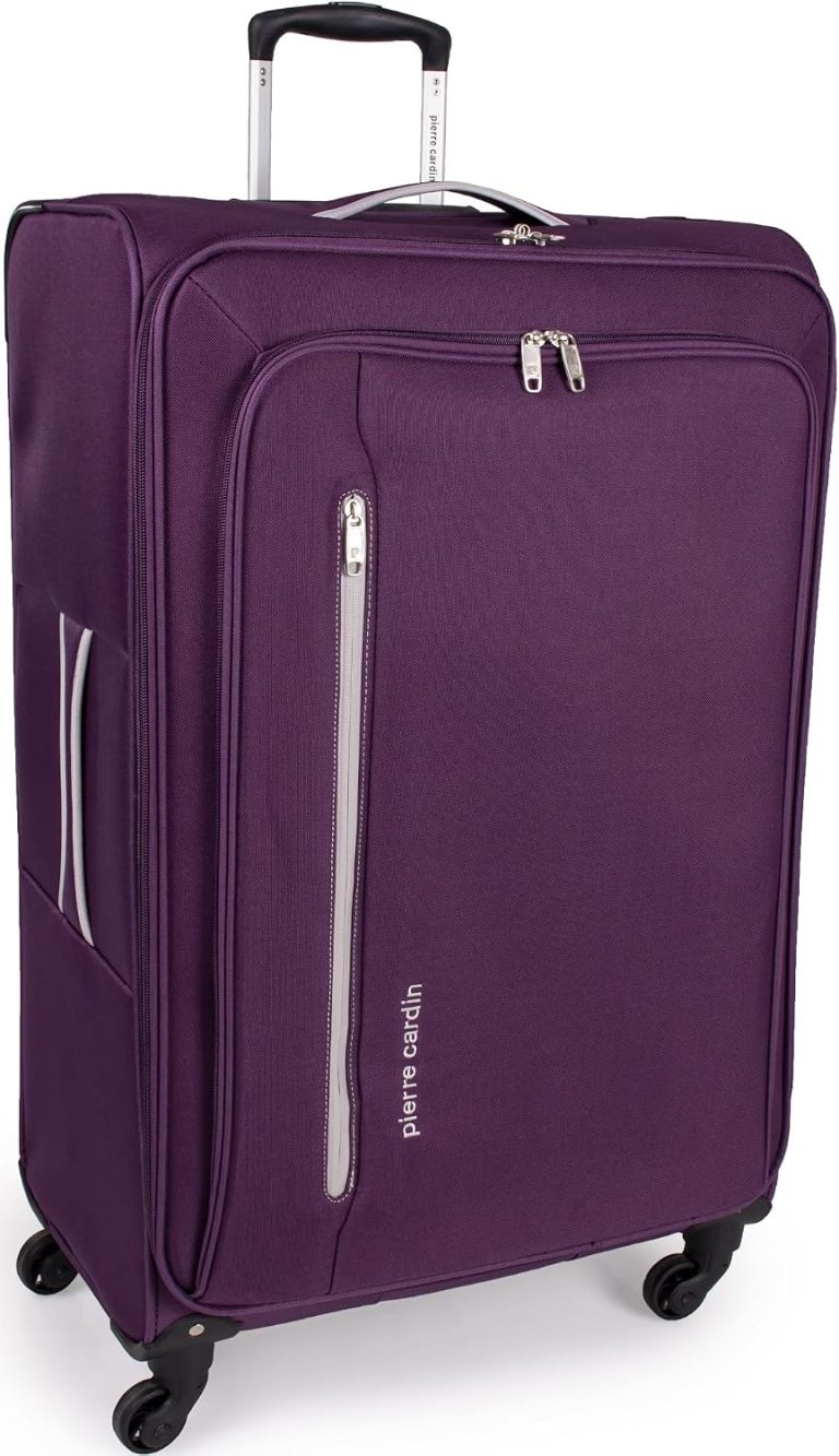SUITLINE - Mallette Pilote, Rigide, Valise Cabine, Bagage à Main, Business Trolley, TSA, ABS, 2 Roues, Titane